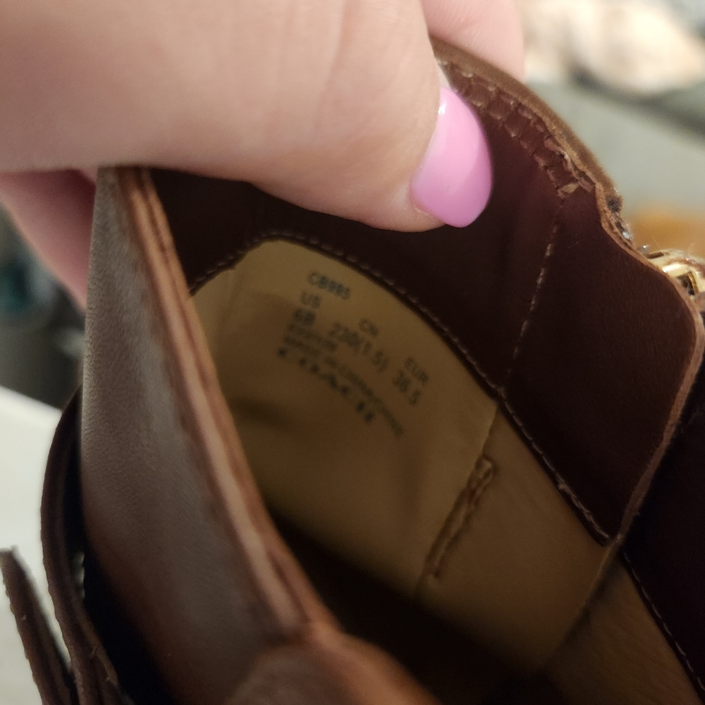 COACH Lacey Leather Bootie - Picture 5 of 7